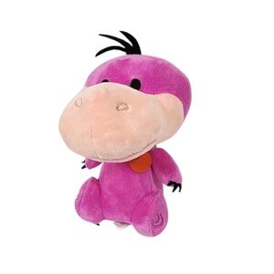 The Flintstones Dino Plush Purple Stuffed‎ Animal Orange Collar Toy